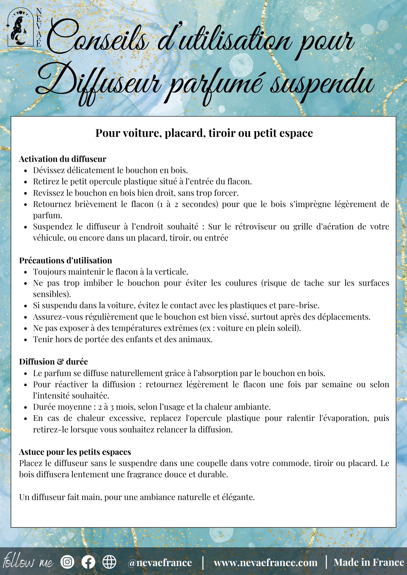 Diffuseur de Parfum Monoï