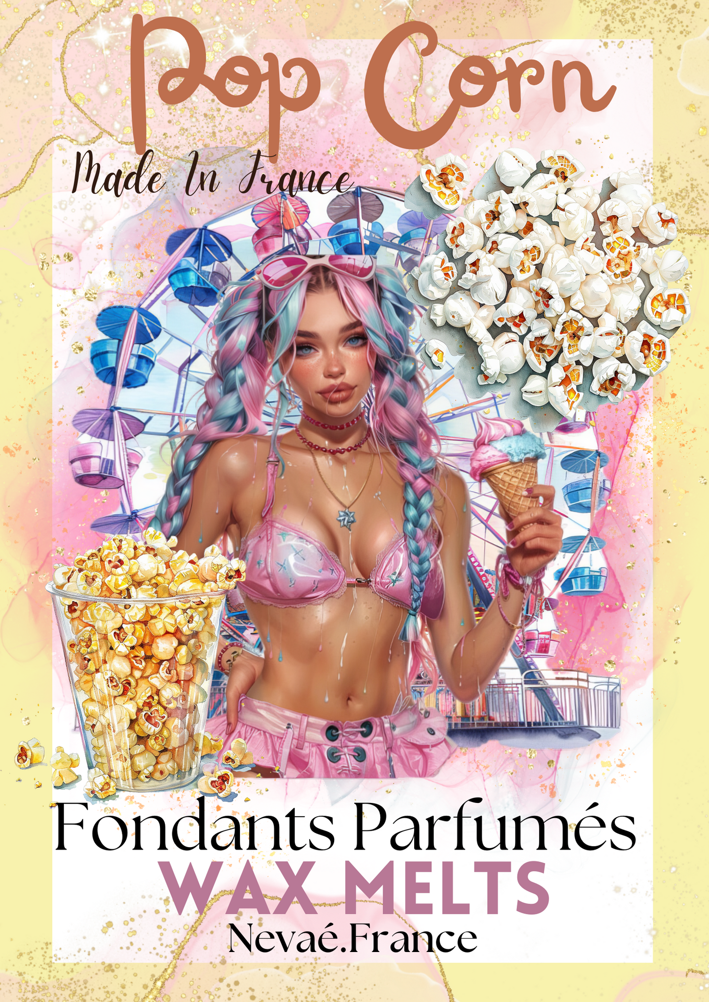 Fondant parfumé Pop Corn