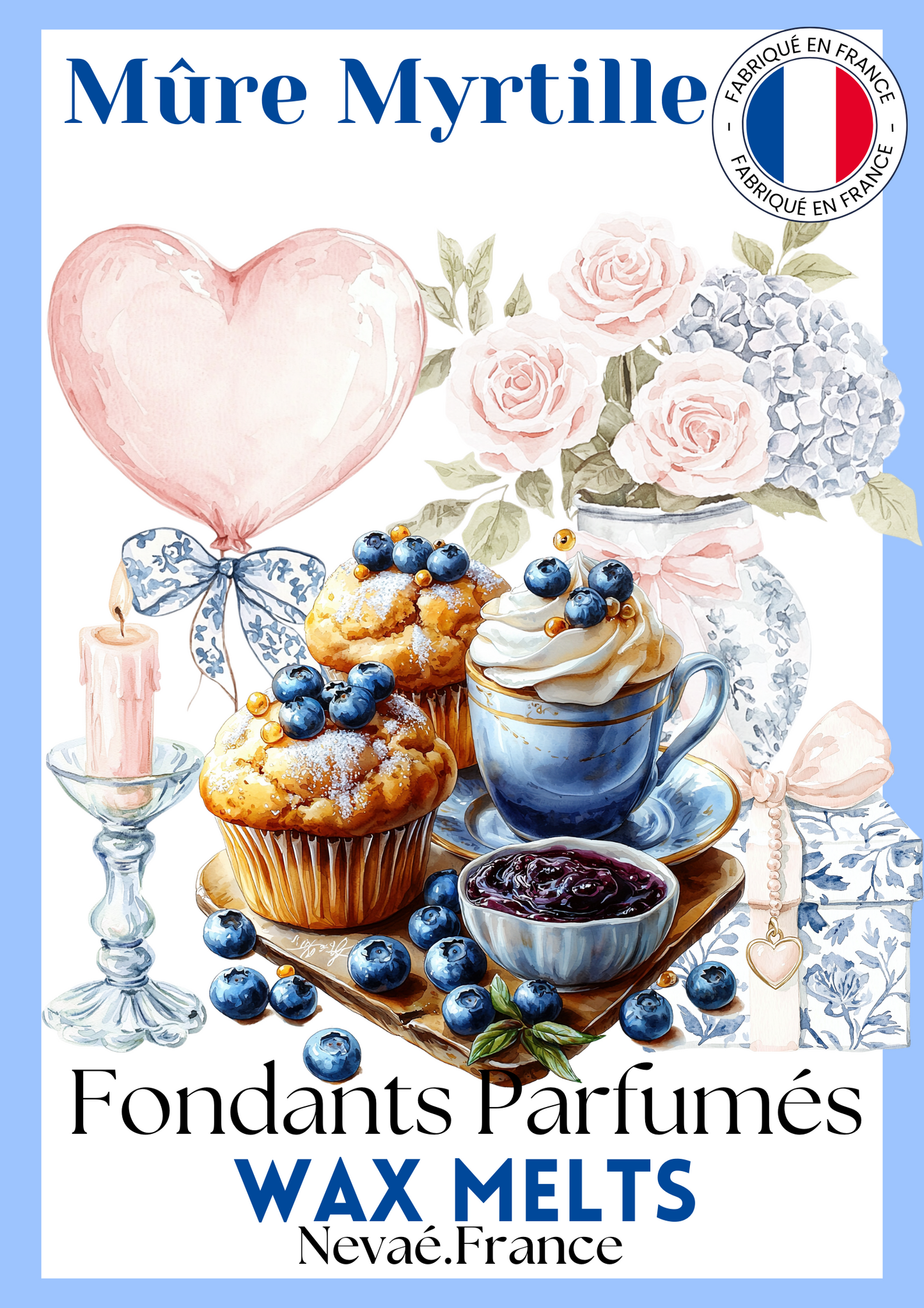 Fondant parfumé Myrtille