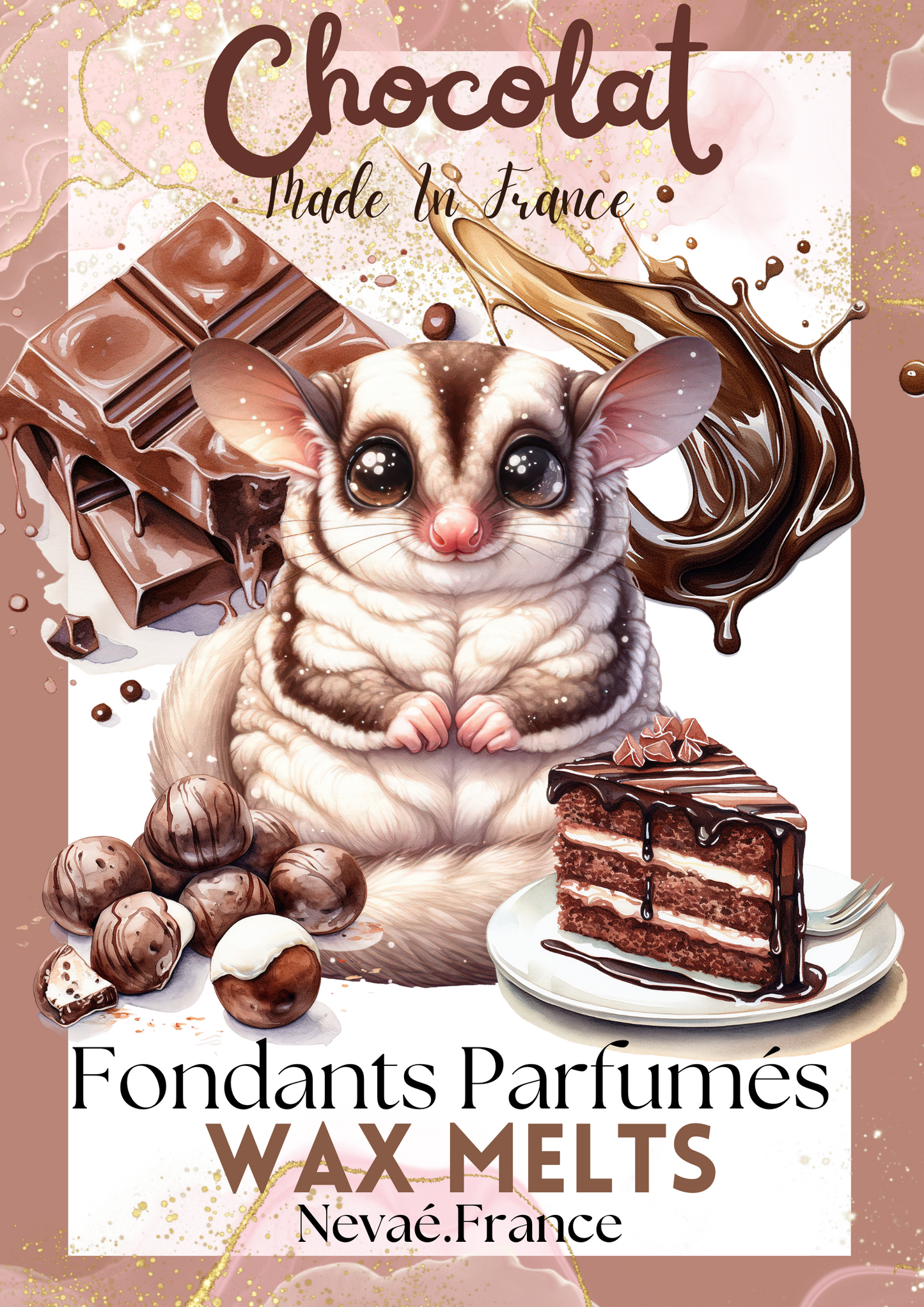 Fondant parfumé  Chocolat Praliné