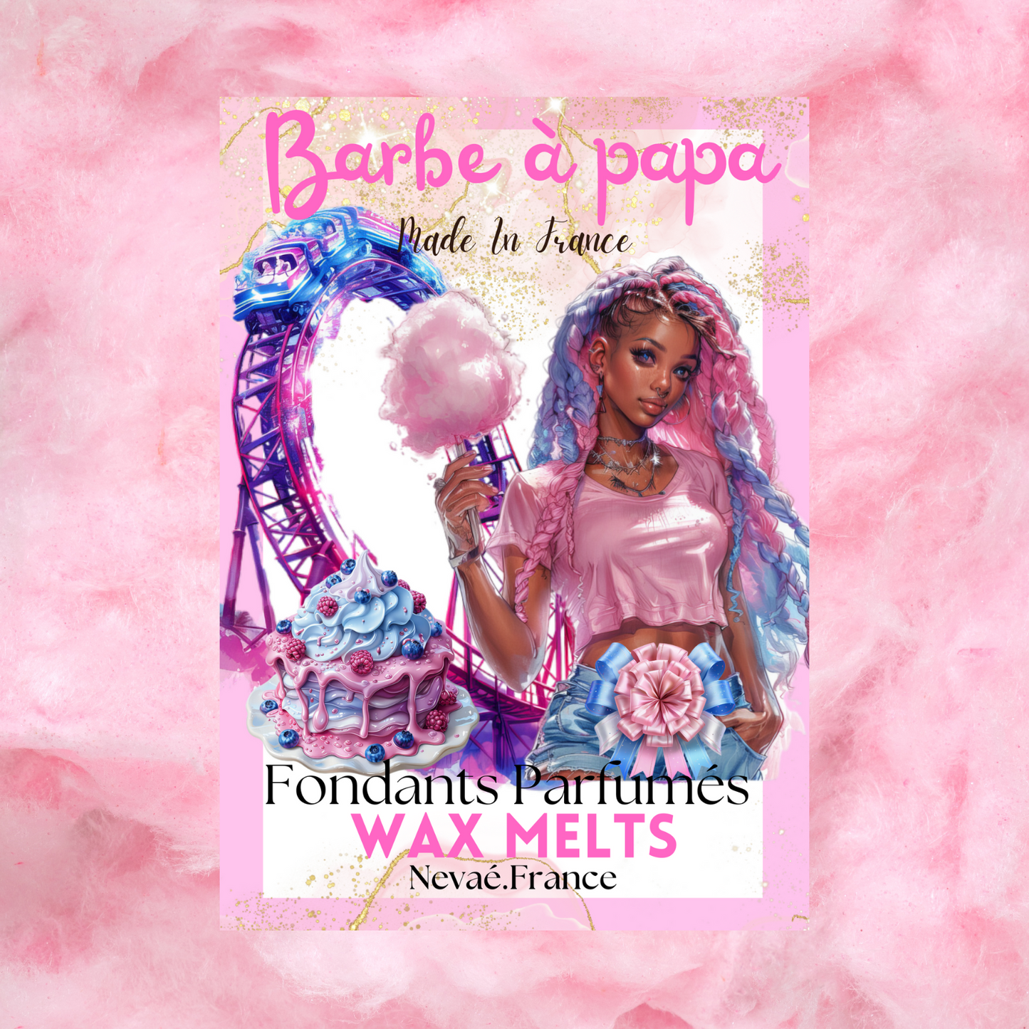 Fondant parfumé Barbe à Papa