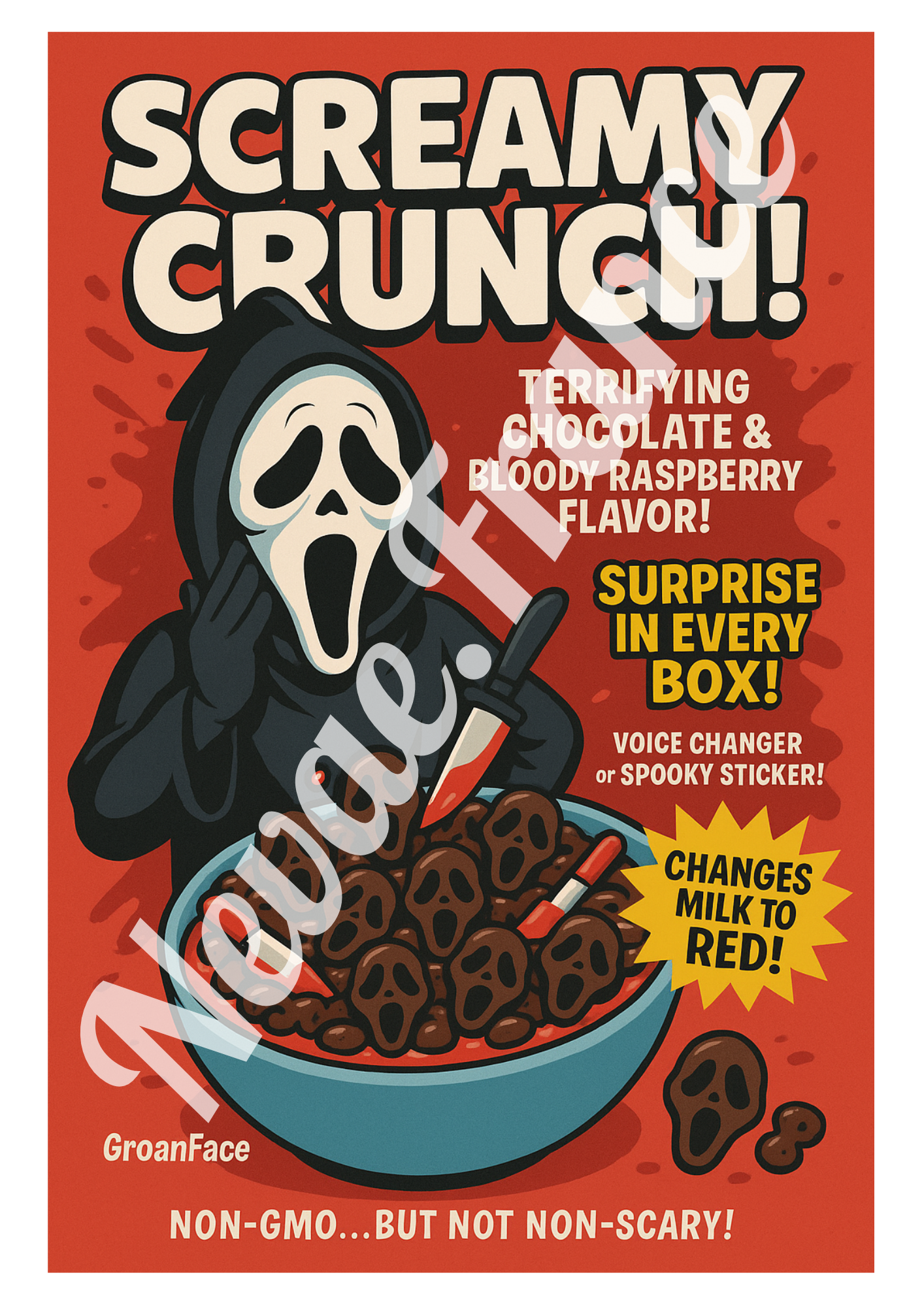 Stickers A6 Ghostface