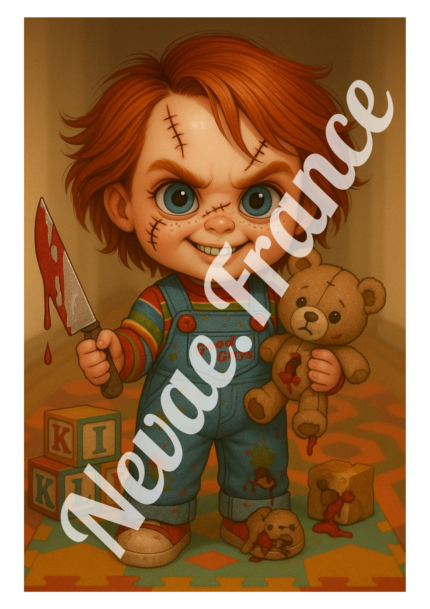 Affiche Mini Chucky Ourson