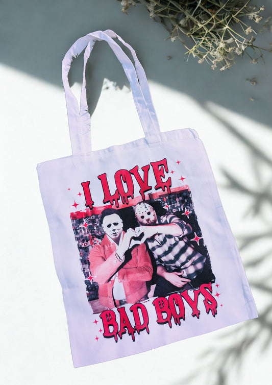 Tote Bag I Love Bad Boys