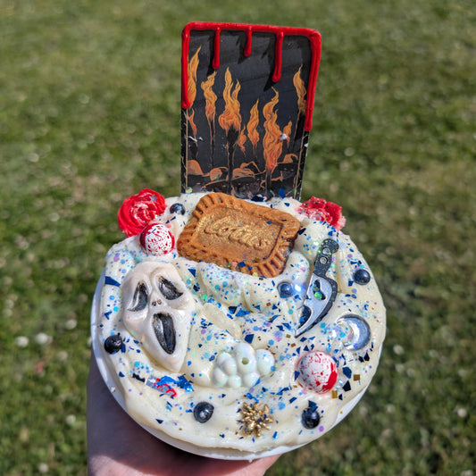 Bougie thème Horreur (sur mesure)