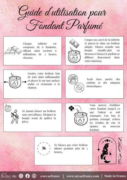 Fondant parfumé  Pomme D'amour