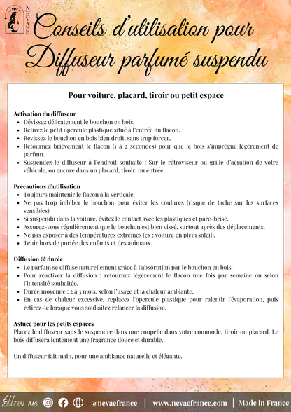 Diffuseur de Parfum Vanille des îles