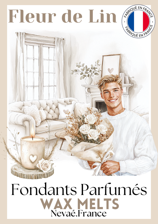 Fondant parfumé  Fleur de Lin