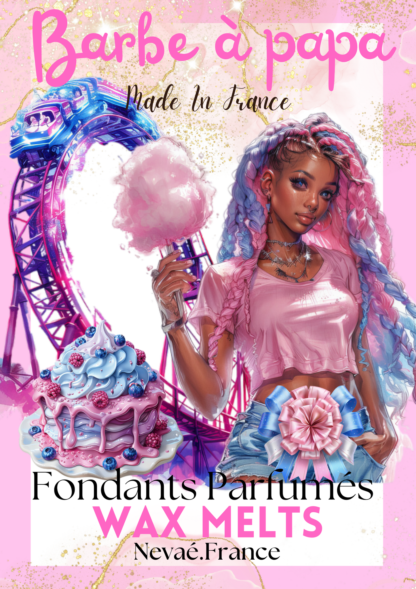 Fondant parfumé Barbe à Papa