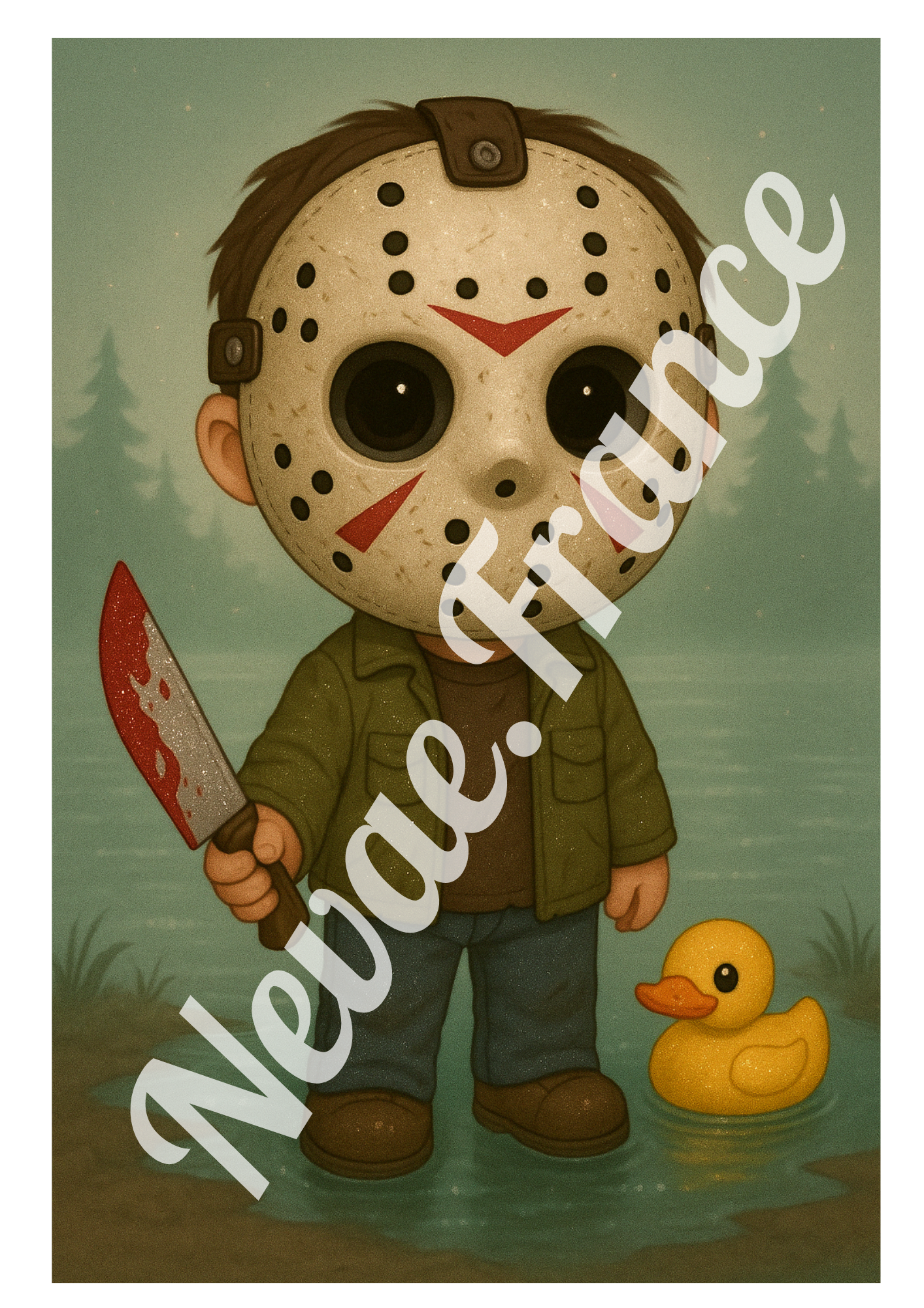 Affiche Mini Jason Glitter