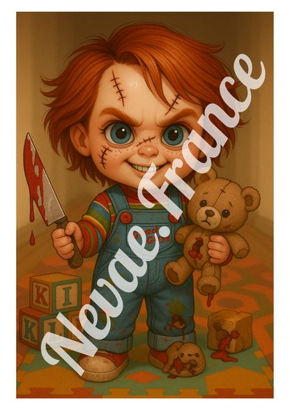 Affiche Mini Chucky Ourson