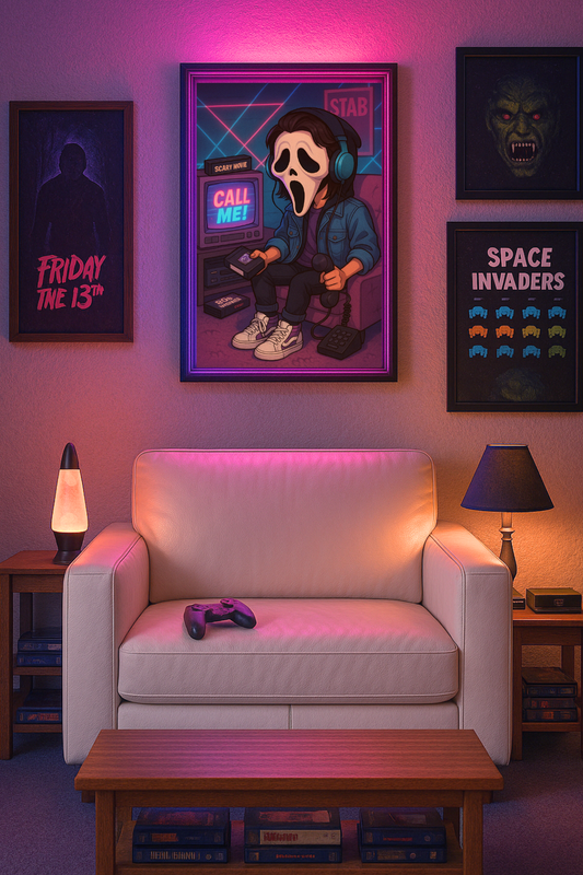 Affiche Ghostface Neon