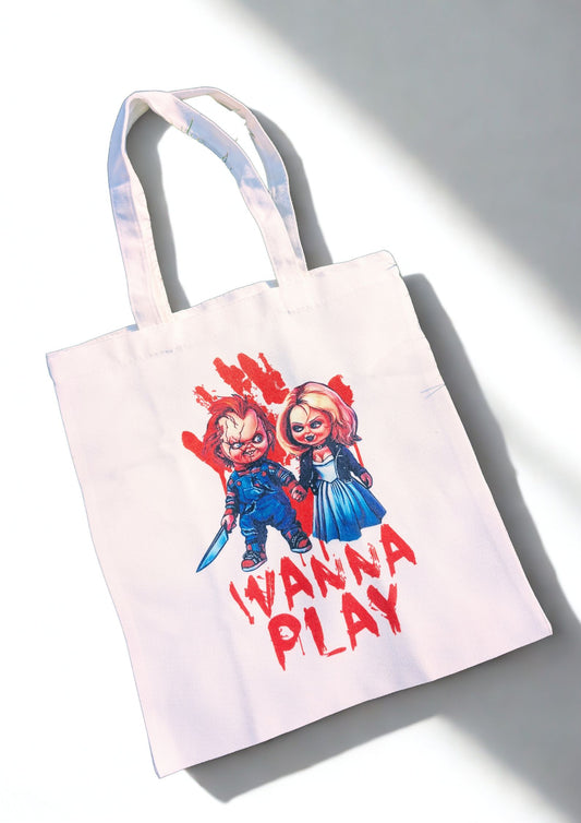 Tote Bag Wanna Play
