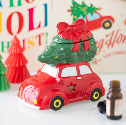 Brûleur Voiture avec sapin de Noël