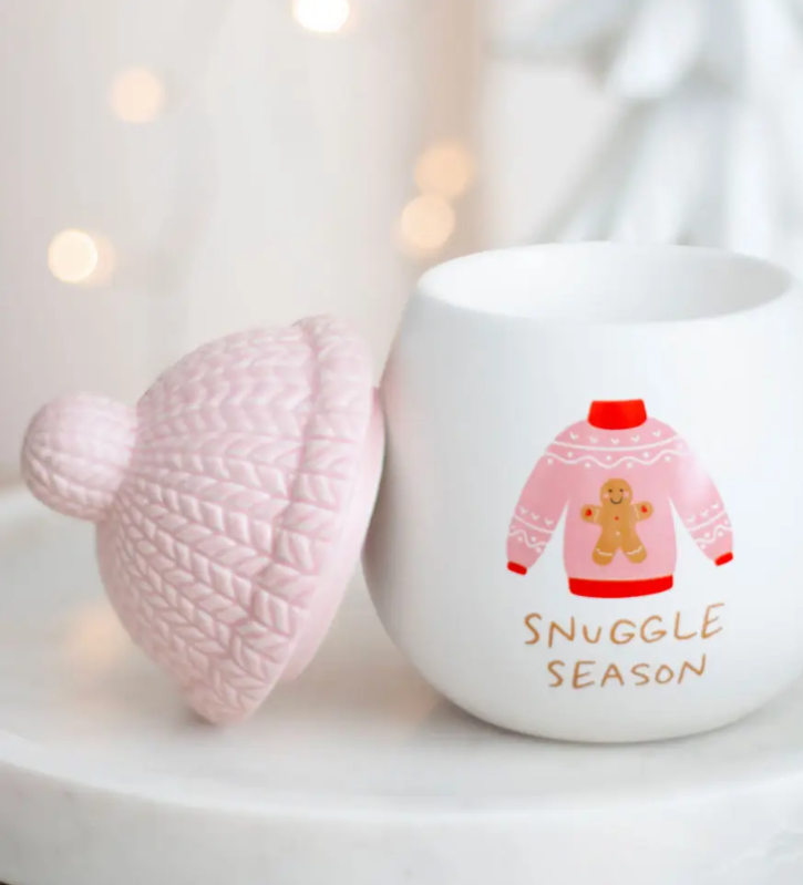 Brûleur Bonnet de Noël rose