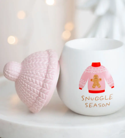 Brûleur Bonnet de Noël rose